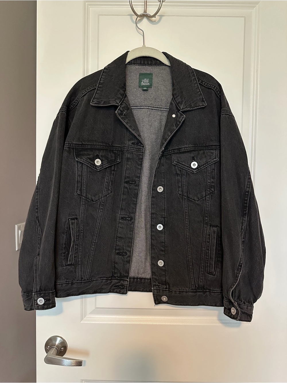 wild fable Black Denim Jacket